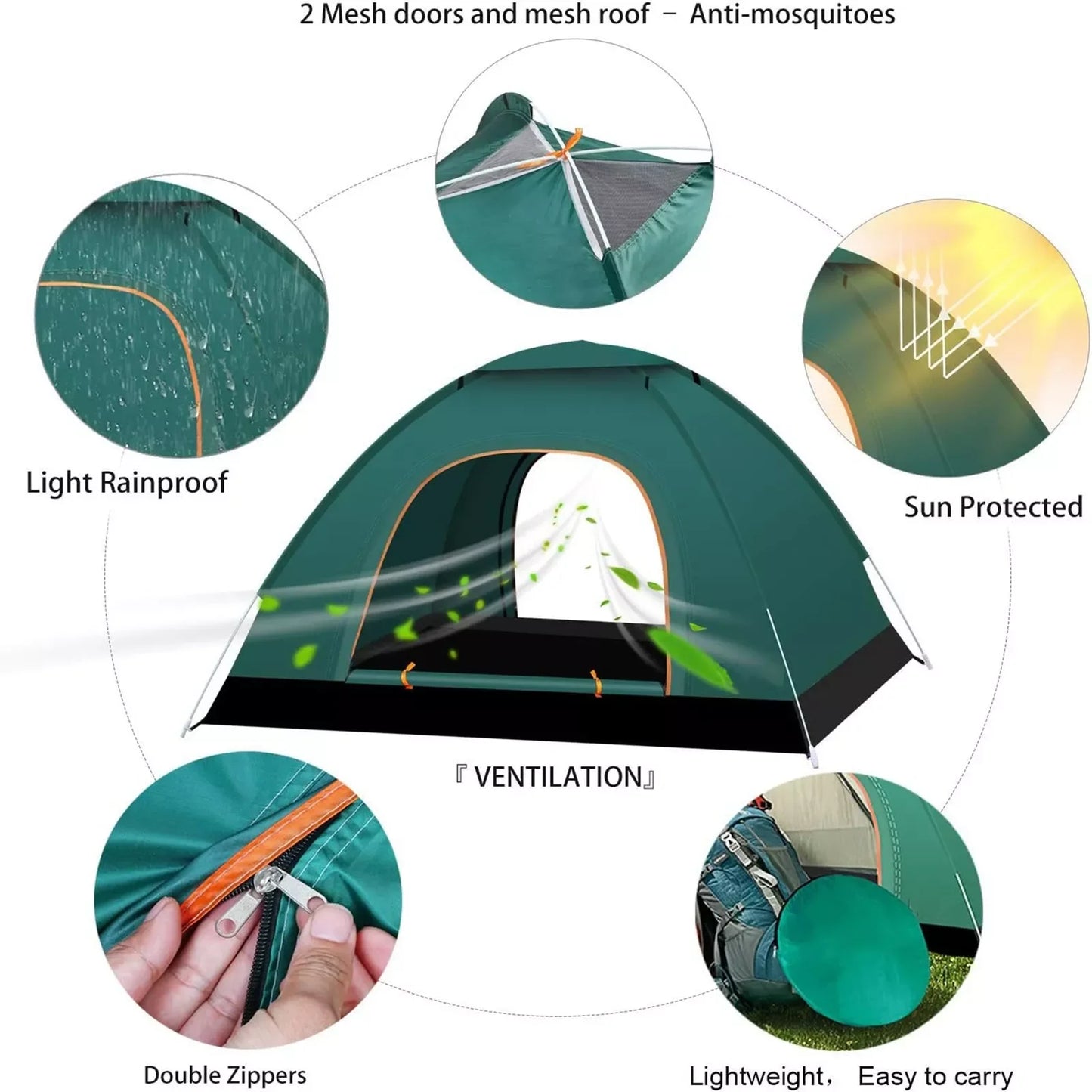 Automatic Pop Up Outdoor Camping  Tent Portable
