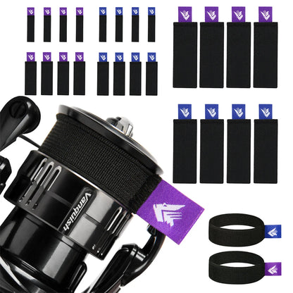 4Pcs Fishing Reel Spool Cover Elastic Fishing Reel Protector Belt Spinning Wheel Band Outdoor Fishing Tool