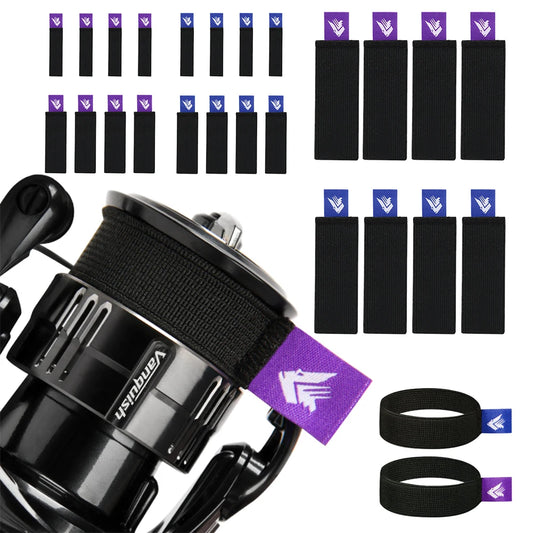 4Pcs Fishing Reel Spool Cover Elastic Fishing Reel Protector Belt Spinning Wheel Band Outdoor Fishing Tool