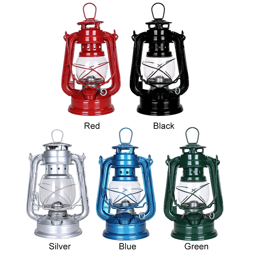 Fuel Camping Lanterns Metal Kerosene  Table Lamps with Handle for Camping