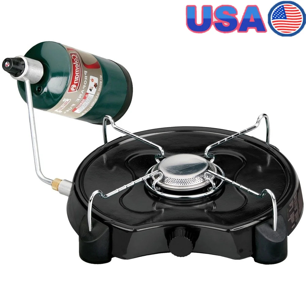 Portable Propane Camping Stove 1-Burner 7500 BTUs