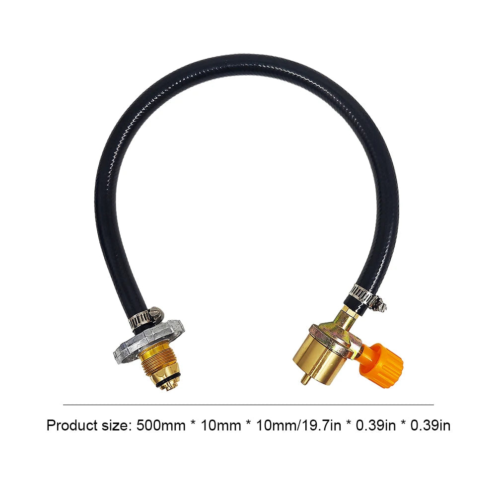 Camping Gas Stove Propane Refill Adaptor Gas Adapter Connection Hose