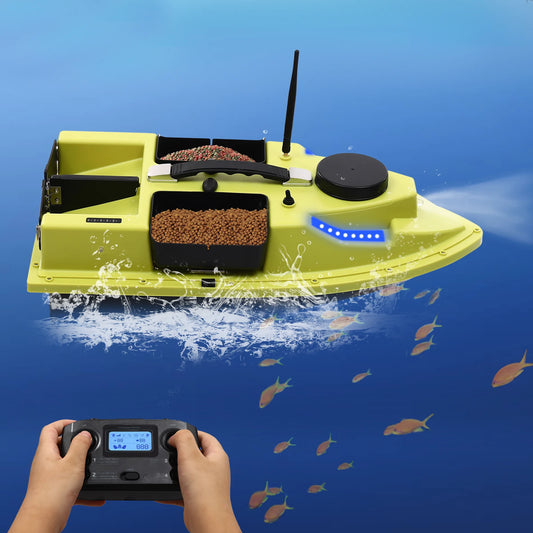 Battery LED Screen Fishing Bait Boat  Slot Fishing Bait Boat Set