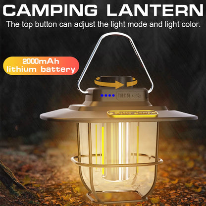 Outdoor Lighting Portable Light  Lantern Rechargeable Multi Functional Outdoor Camping Light LED Camping Equipment