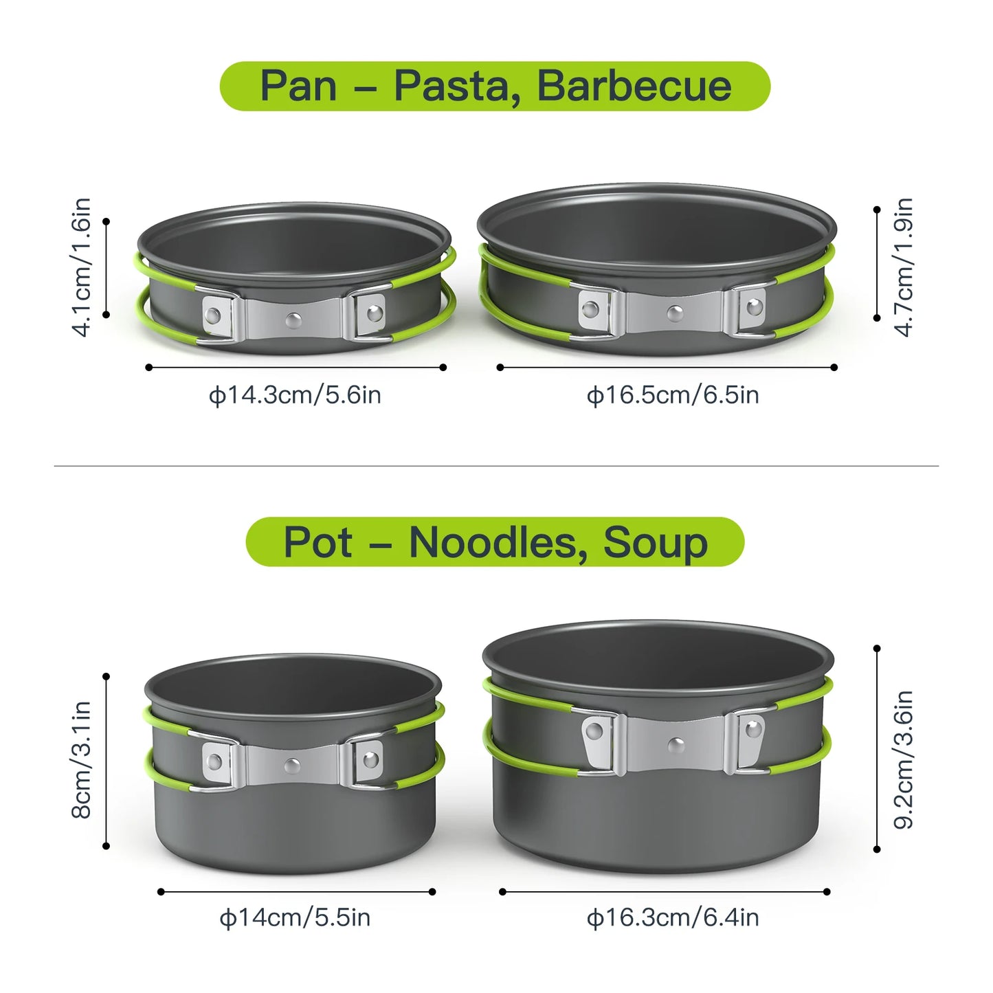 Portable Outdoor Tableware Camping Cookware
