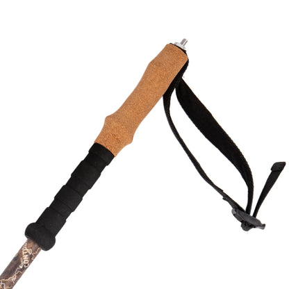 Carbon Fiber Monopod Walking or Hiking Sticks with Accessories Mount - 2 Pack