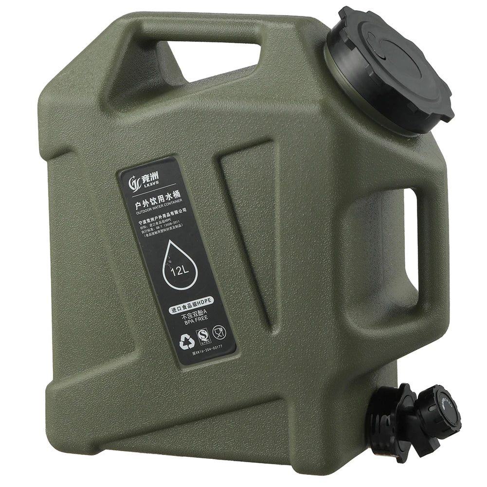 Camping Water Container Outdoor Water Bucket Large Capacity Portable Water Bag