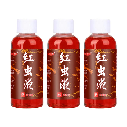 Liquid Blood Worm Scent Fish Attractant Concentrated Red Worm Liquid Fish Bait Additive