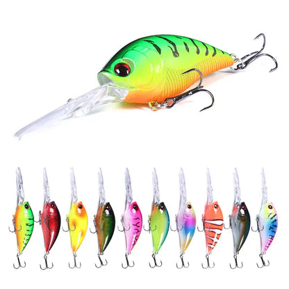 1Pcs Crank Fishing Lure Bait Wobbler 20.5g 12.5cm Minnow Isca Artificial Lures Crankbait Leurre de Bass Pike Trolling Tackle