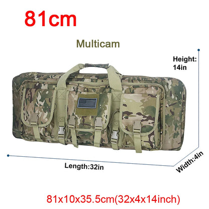 32 38 42 48 inch   Double Rifle Case Airsoft Gun Case Backpack Hunting