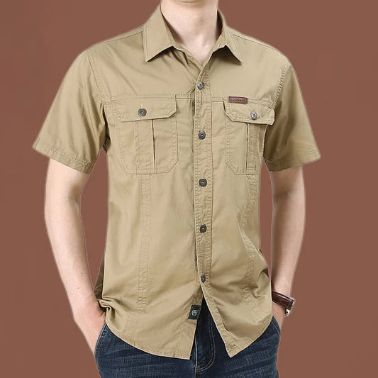 Summer Hiking Hunting Shirts Short Sleeve Combat Tactical Shirt Quick-Dry camping Fishing Shirts Male Hunting Climbing Outfit