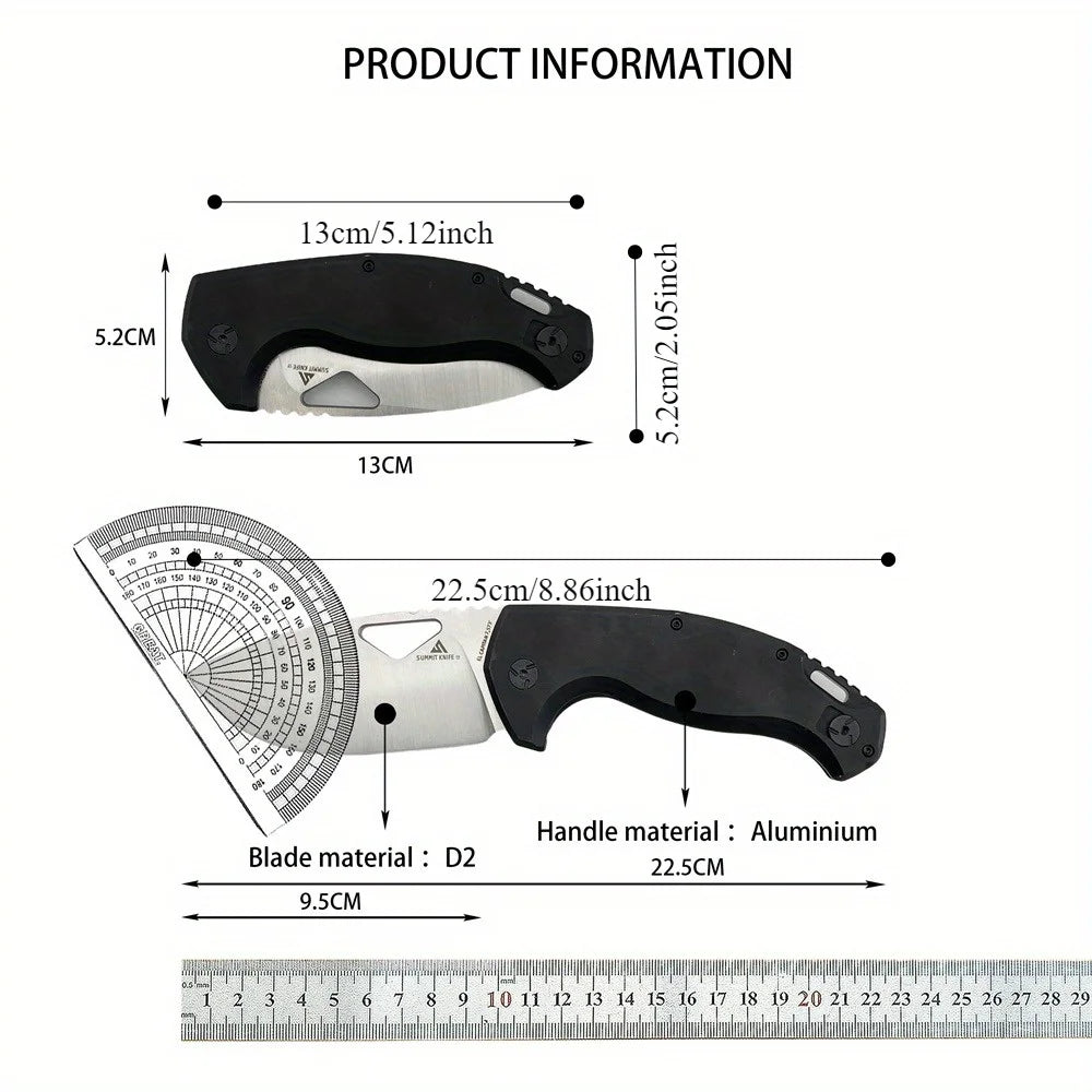 SK02 Outdoor Folding Knife - High-quality, Durable, Portable, Pocket Knife. Essential Equipment for Hiking, Mountain Climbing