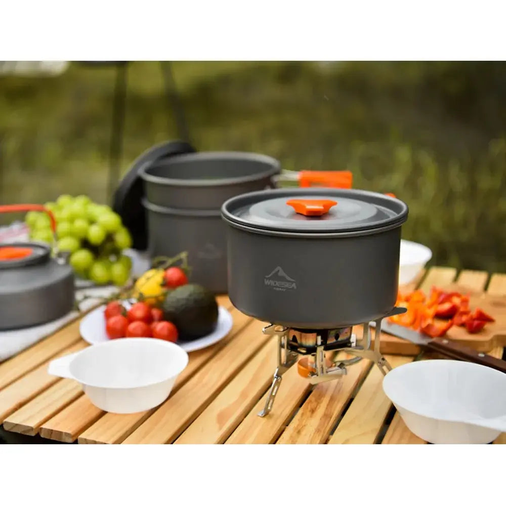 Camping Tableware Outdoor Cookware Set Pots