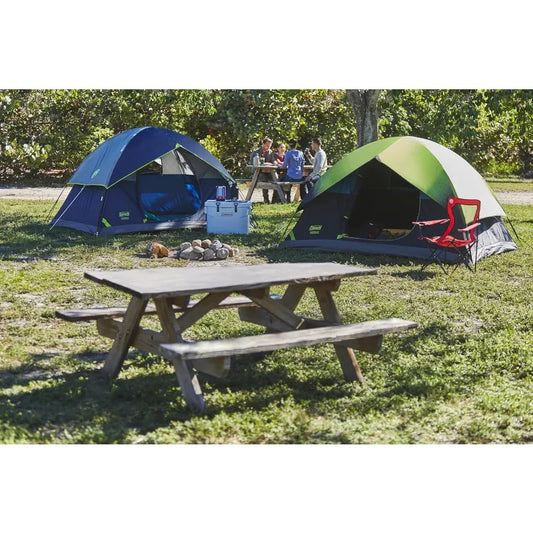, Weatherproof Tent Sets Up in 10 Mins  4 Person