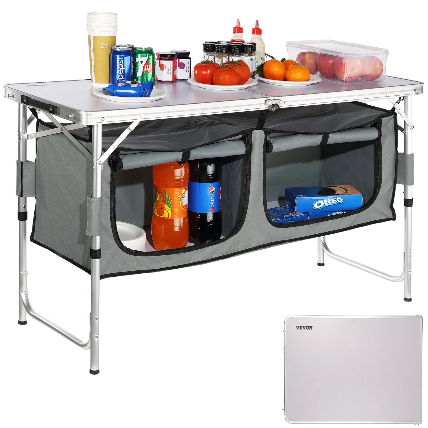 Camping Kitchen Table Quick set-up Folding Camping Table  Camping Table for Outdoor Picnics BBQ Camping RV Traveling
