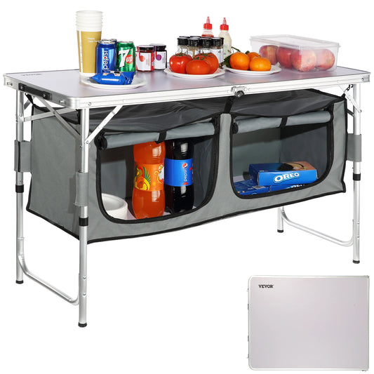 Camping Kitchen Table Quick set-up Folding Camping Table  Camping Table for Outdoor Picnics BBQ Camping RV Traveling