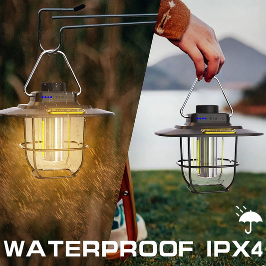 Outdoor Lighting Portable Light  Lantern Rechargeable Multi Functional Outdoor Camping Light LED Camping Equipment