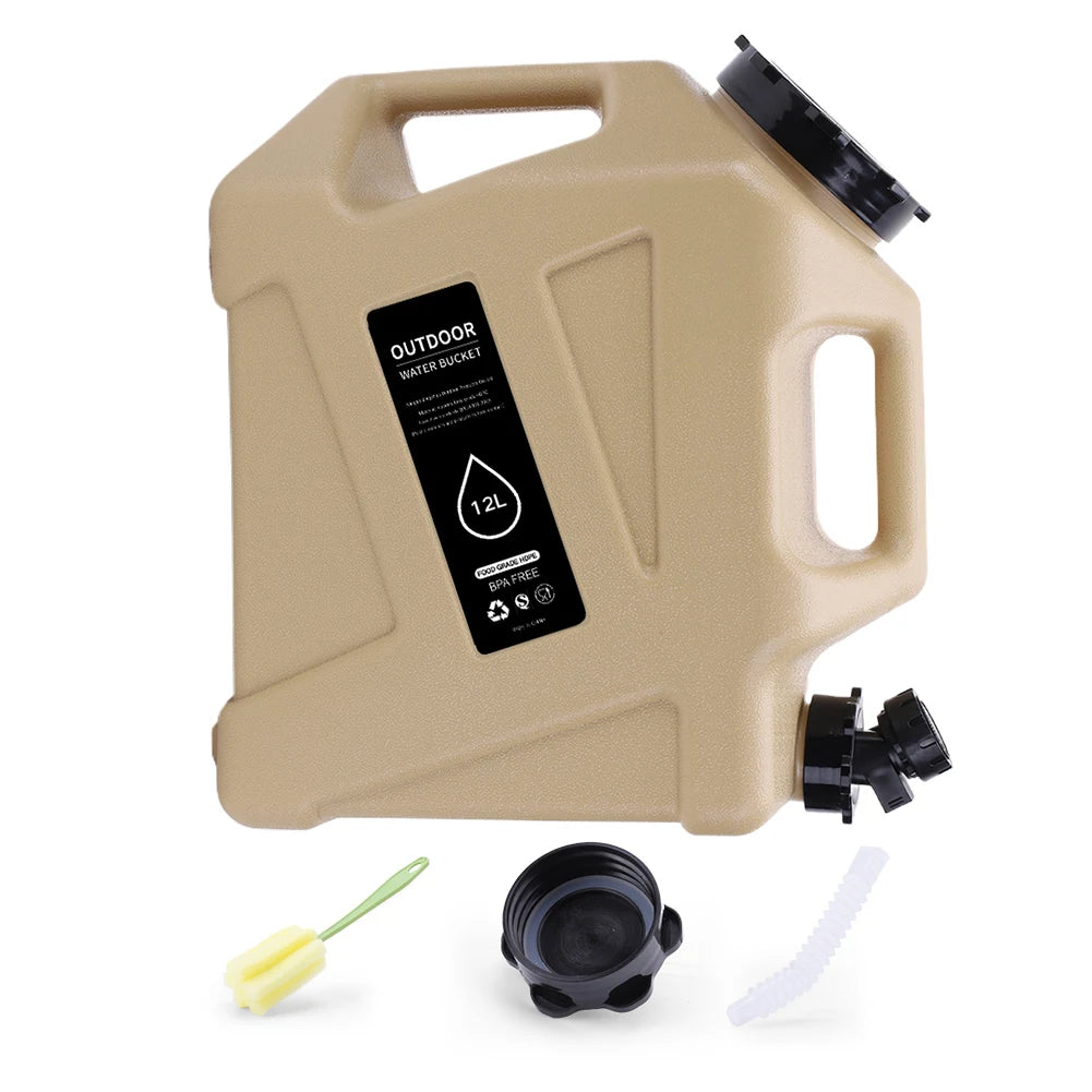 Camping Water Container Outdoor Water Bucket Large Capacity Portable Water Bag