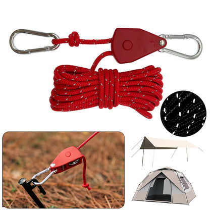 Tent Rope Multifunction Parachute Cord Adjust Buckle  Outdoor Camping Hiking Durable Tent Accessories