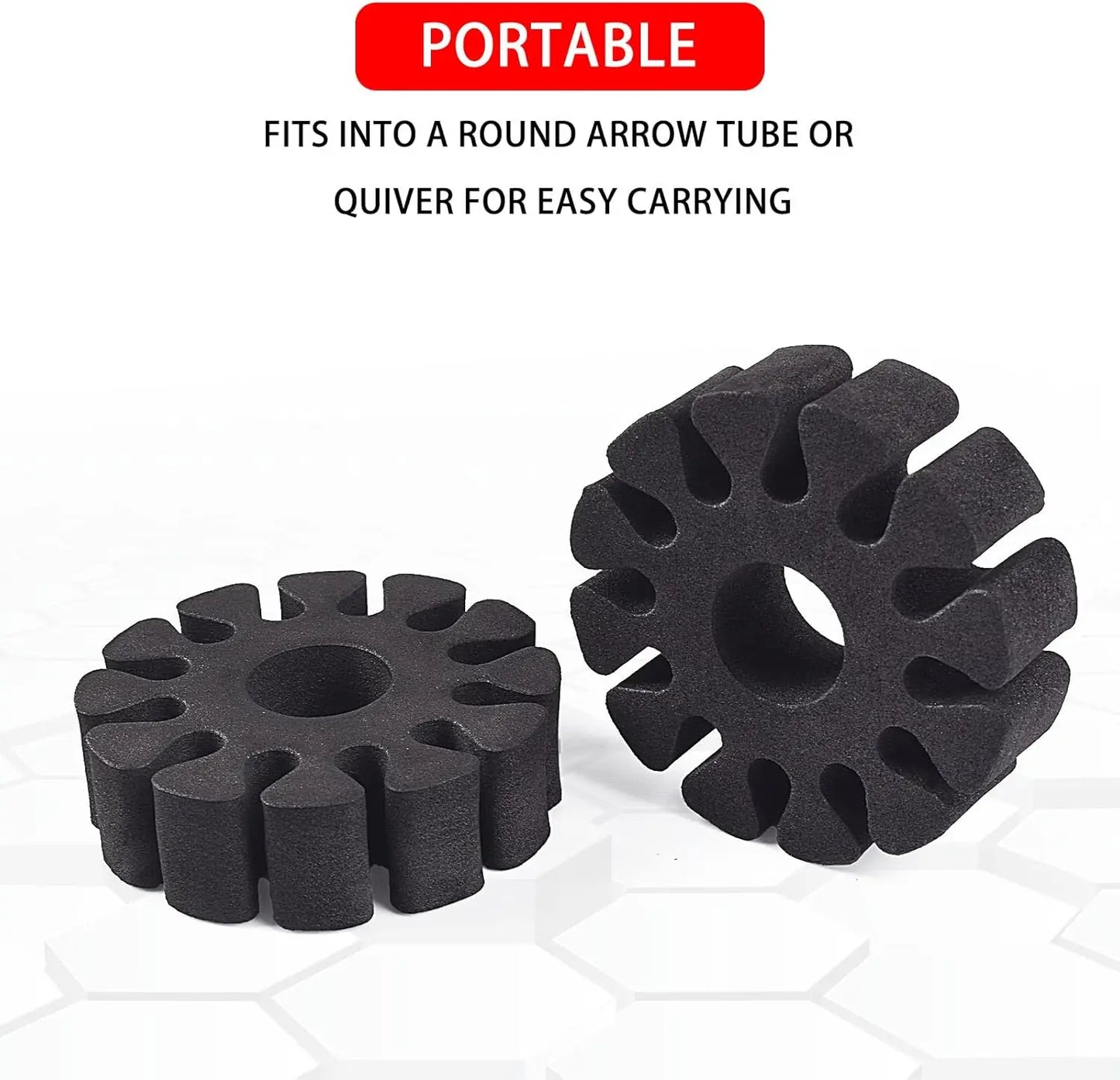 8pcs Arrow Rack Round EVA Foam Arrow Separator Holder for Outdoor Hunting Shooting Accessory