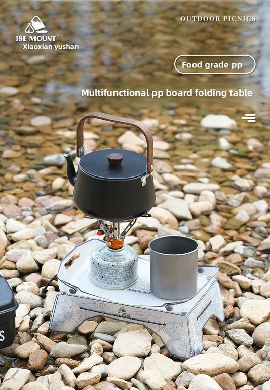 Ultralight Folding mini Table Small Folding PP Camp Table & Tray