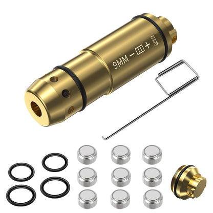 9mm(long)link laser training cartridge Red Dot Laser Training Bullet  Trainer Cartridge Tactical Laser Bullet