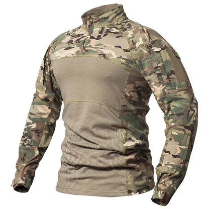 Men's Camouflage Hunting Combat T Shirt