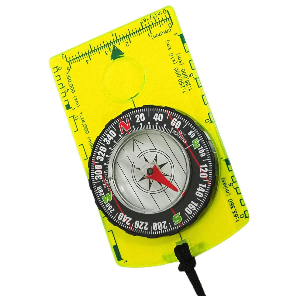 Waterproof Compass Outdoor Gadget Navigation Hiking Compass Camping  Orienteering Backpacking Map Reading Compass for Scout Kids