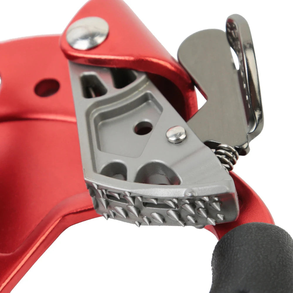 Vertical Rope Ascender Hand Ascender Aluminum  Alloy Rock Climbing Handheld Ascender for Aloft Working Caving