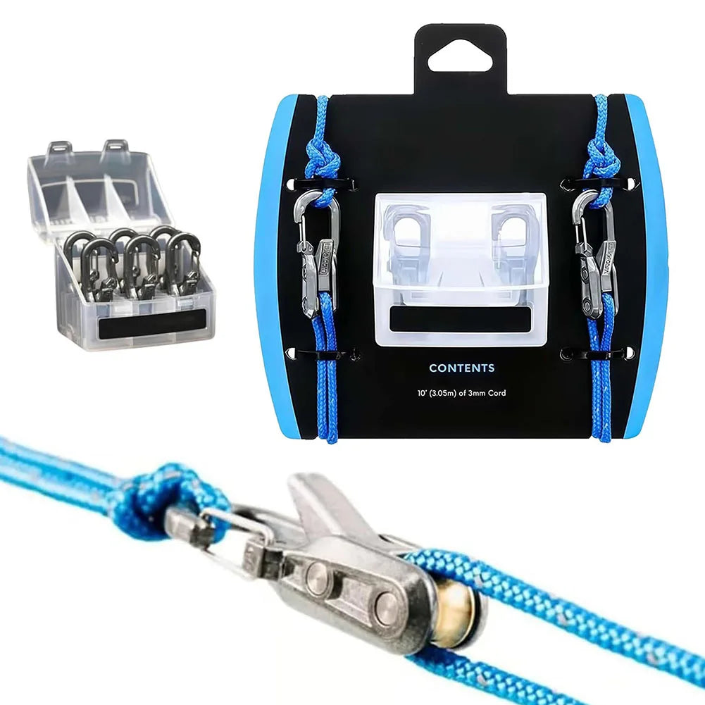 Rope Tension Adjuster Wear Resist Stainless Steel Rope Control Climbing