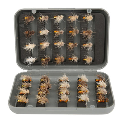 Fly Lure, 40pcs Fly Fishing Lure Artificial Bait Fly Lures Insect Lures with Hook