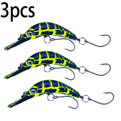 5.2cm 2.5g Floating Minnow Fishing Lure Mini Artificial Hard Bait Sharp Hook Crankbait Wobbler Trout Pike Bass Fishing