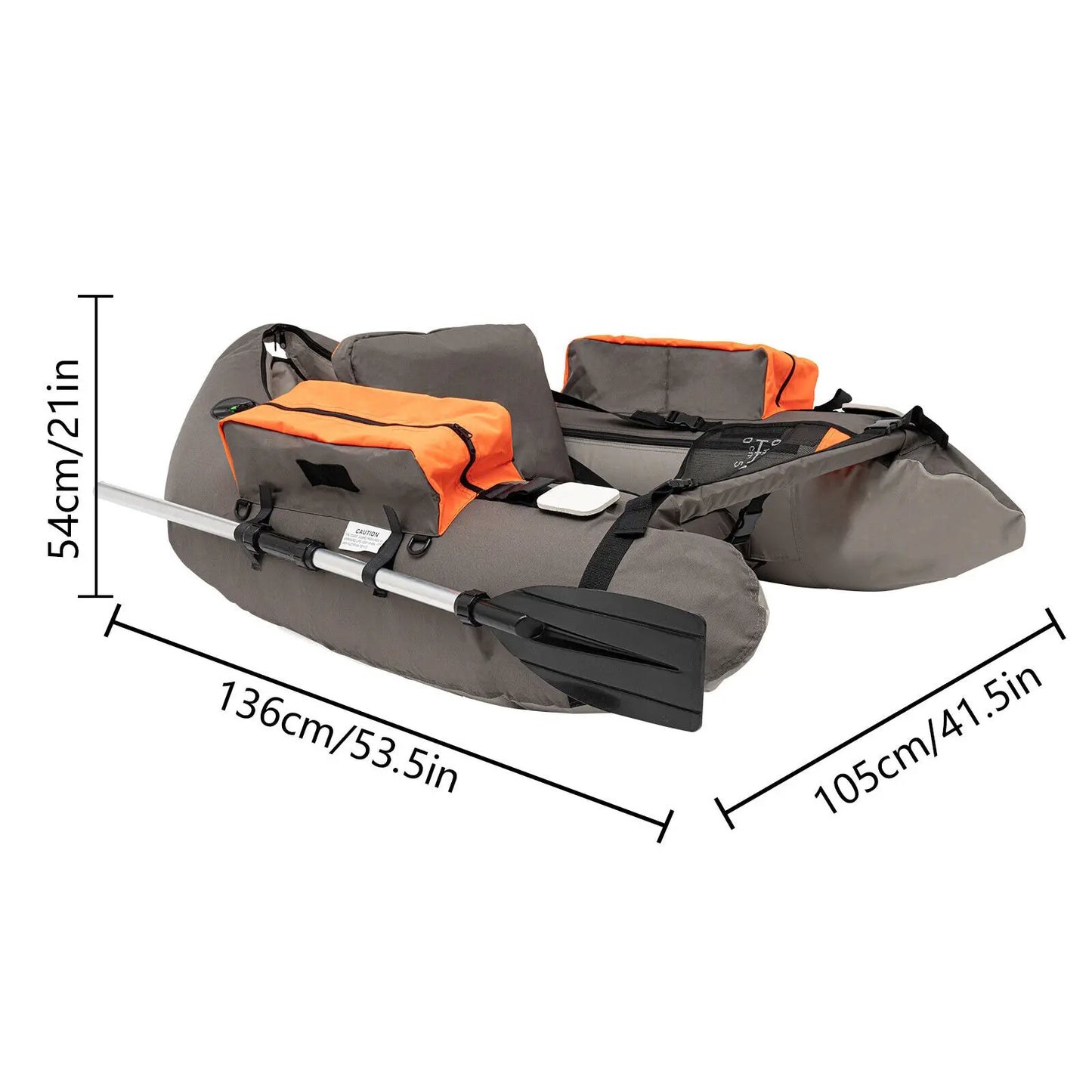 Fishing Boat Outdoor Fishing Boat Inflatable Fishing Boat Breathable Waterproof and Tear-Resistant