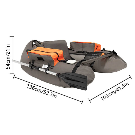 Fishing Boat Outdoor Fishing Boat Inflatable Fishing Boat Breathable Waterproof and Tear-Resistant