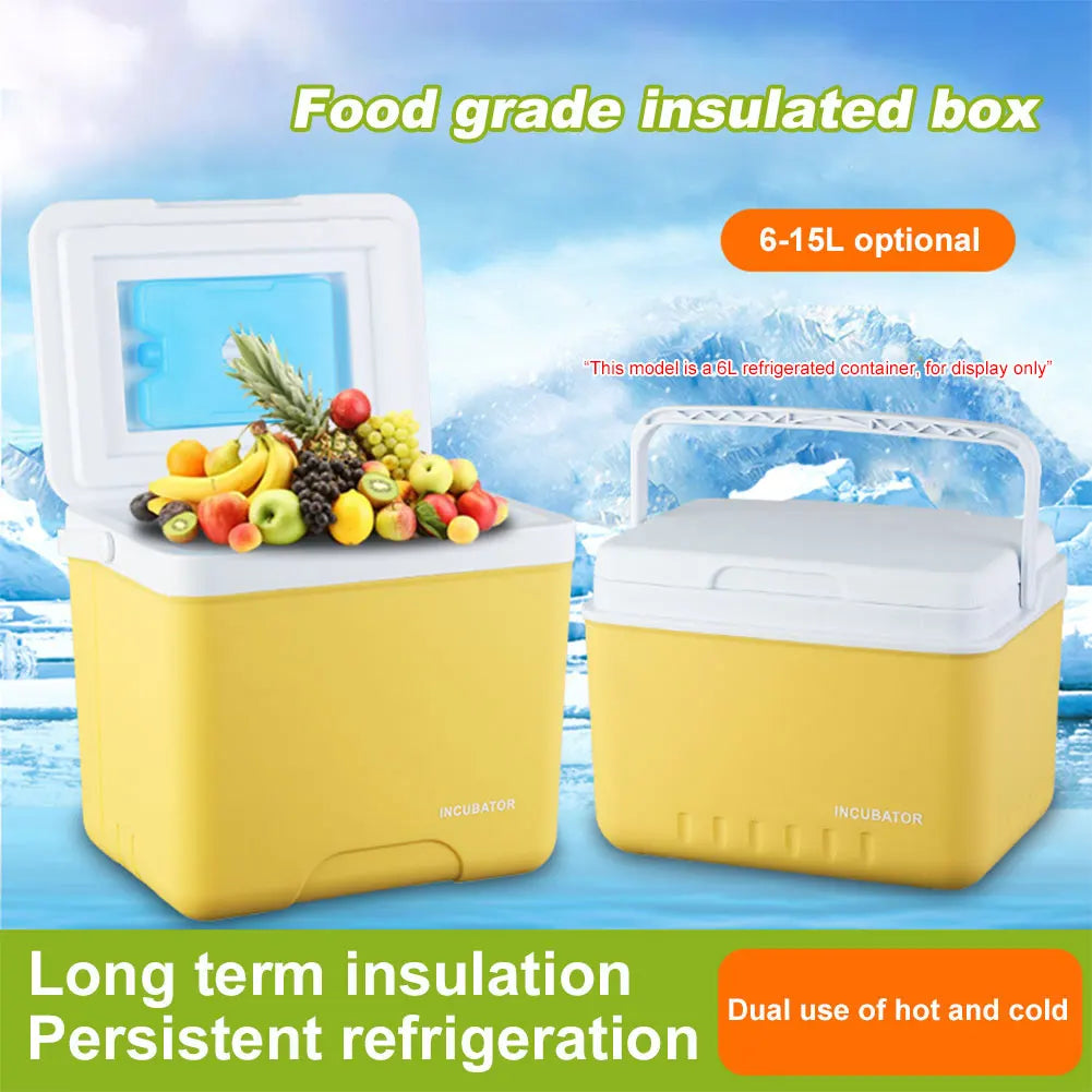 Cooler Box Portable Camping Refrigerator Incubator Large Capacity Car Ice Bucket