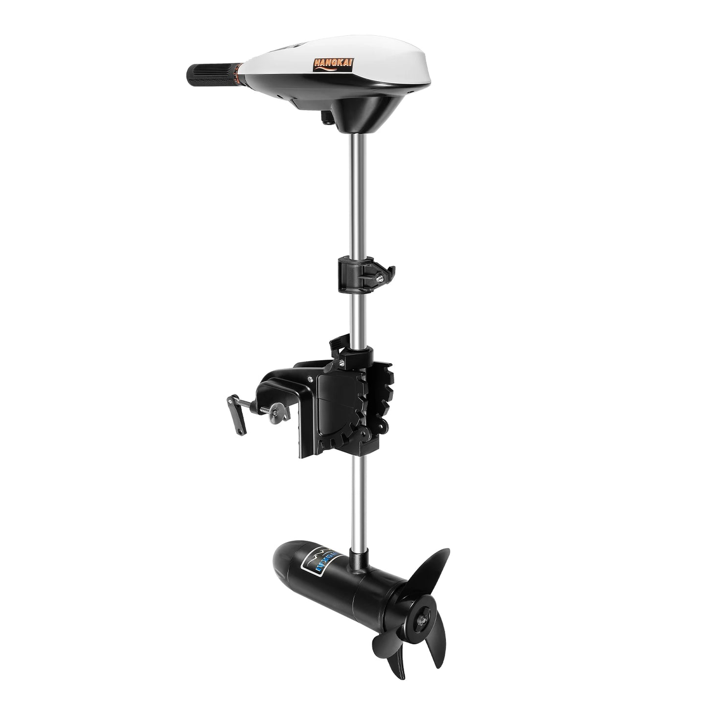 660W 12V Electric Outboard Engine 65lb Thrust Trolling Motor Fishing Boat Engine Telescopic Handle Marine Outboard Motor 1420RPM