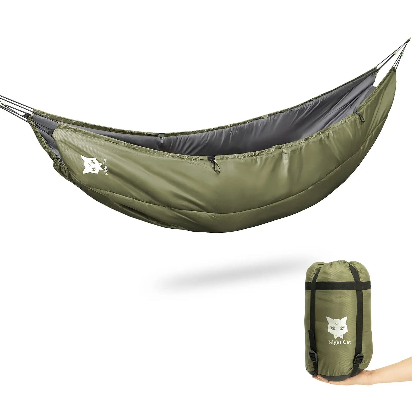 Hammock Under quilts Sleeping Bag Single Insulated Under Blanket 4 Seasons Lightweight Soft Warm 5-20℃ 8x3.6ft
