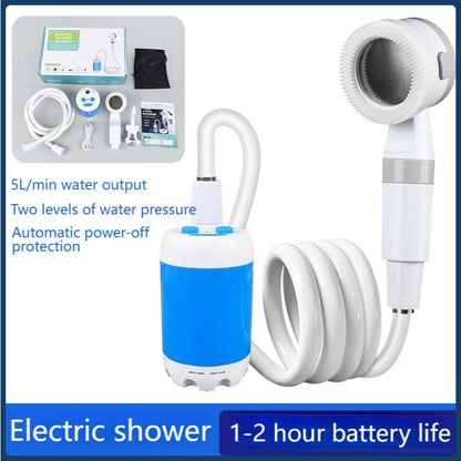 Rechargeable Electric Shower wit , Camping Wireless Shower