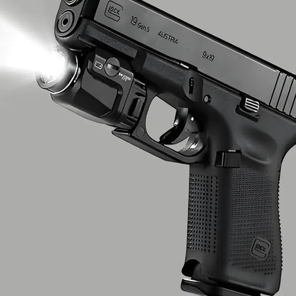 Compact Tactical Weapon Light, Includes High, Low Paddle Switches and Key Kit, Black