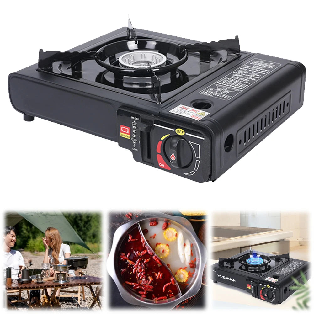 Portable Gas Stove Camping  Single-Burner Butane Stove