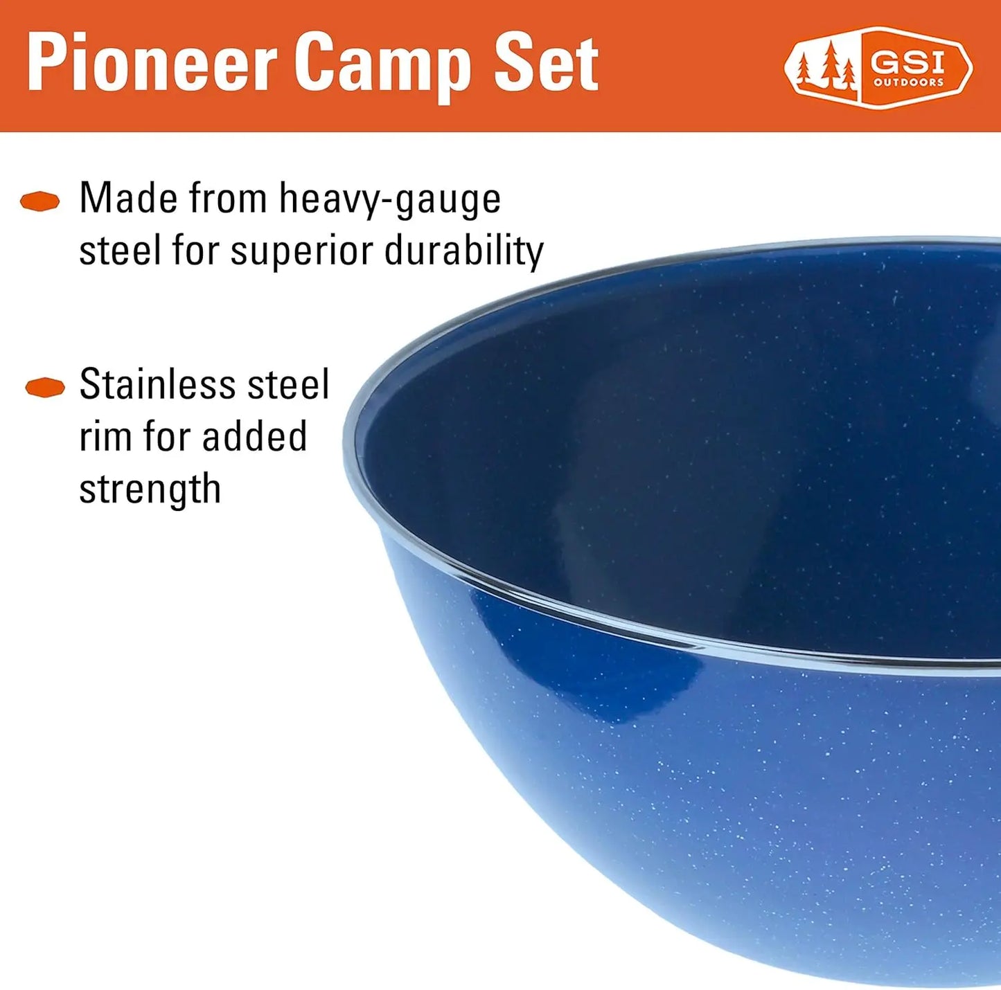 Outdoors Camp Dinnerware Set I 4-Person Set I