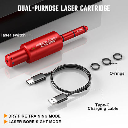 300ACC dual-purpose magnetic suction laser training bullet