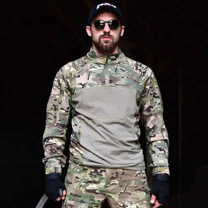 Men's Camouflage Hunting Combat T Shirt
