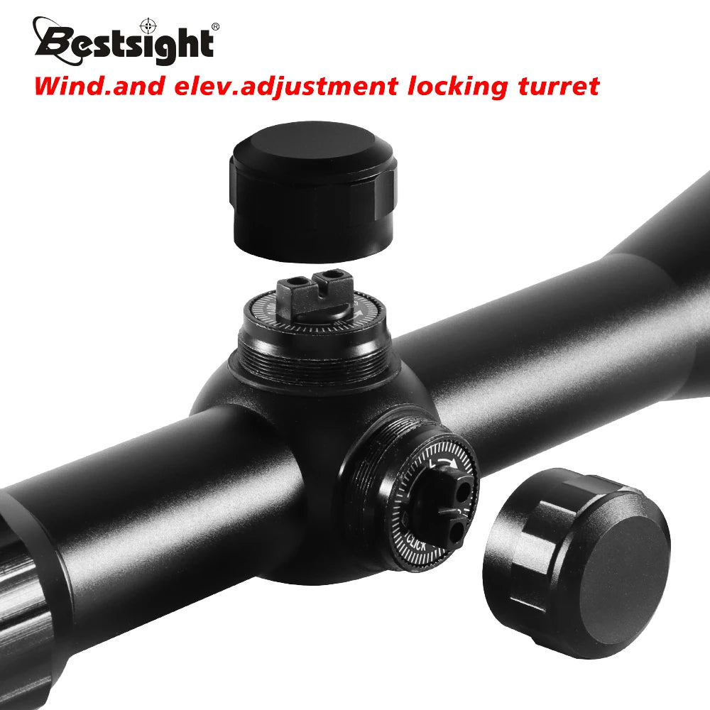 Riflescope 3-9x40 Rifle Sniper Scope Red or Green Illuminated Optical with Mounts  Fit Free Crosshair