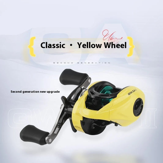 Gw New Ca Second-Generation Drip Reel Explosion-Proof Fishing Reel Lu Yahai Fishing Reel Ultra-Light Long-Range Throw