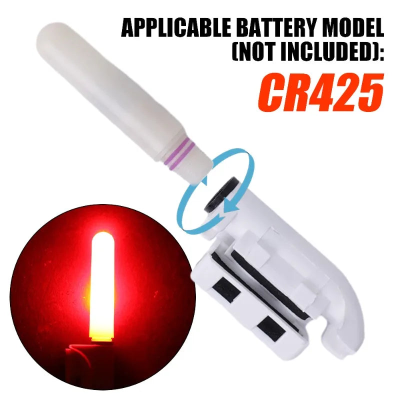 Waterproof Fishing Electronic Rod Luminous Stick Light LED Removable Float Tackle Night