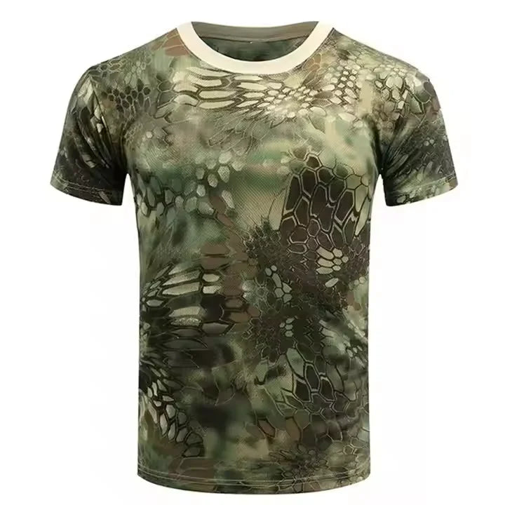 Men's Camo 3d Printed Shirt Outdoor Sports Casual Comfortable Clothing