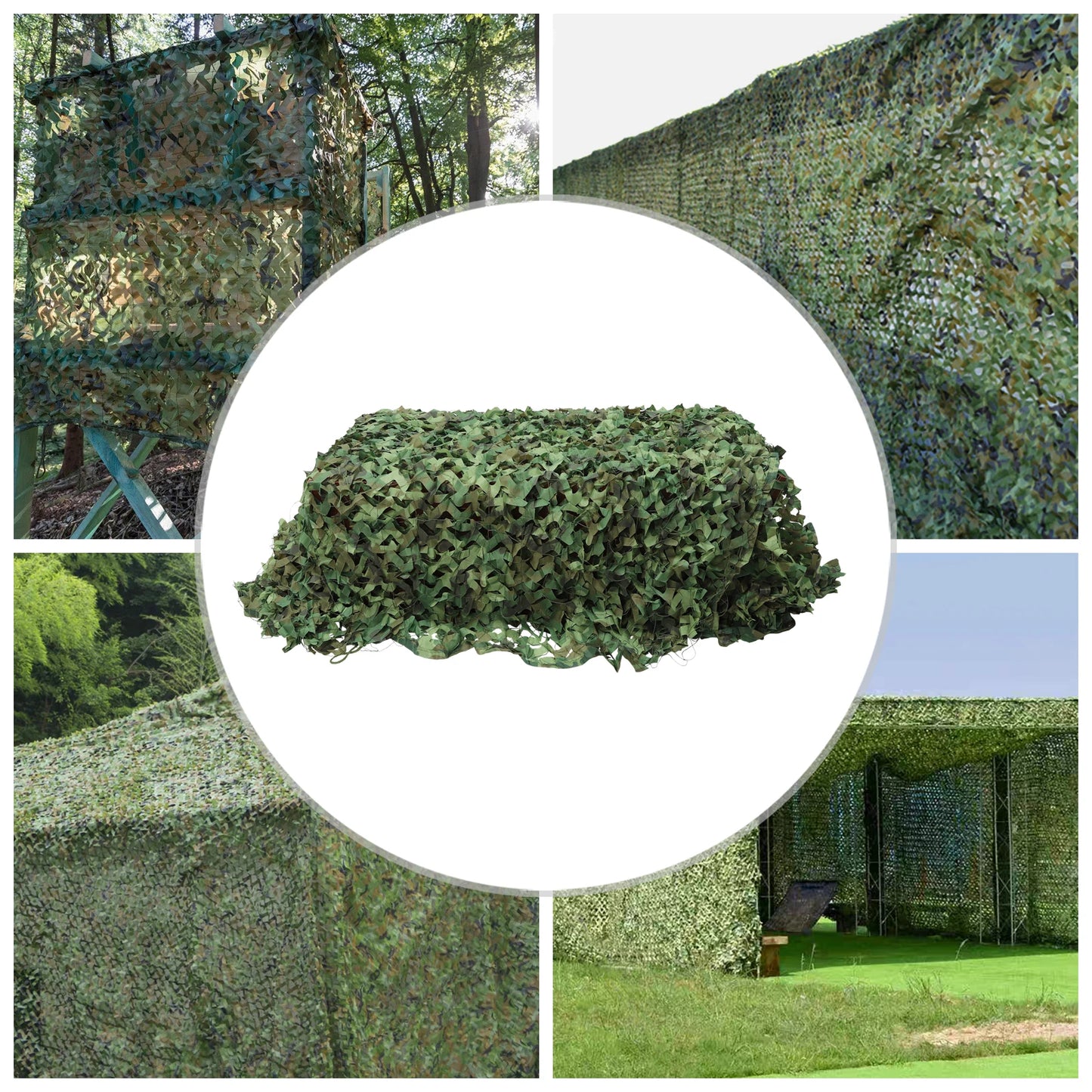 Camo Netting, Camouflage Net Blinds Great for Sunshade Camping Shooting Hunting etc.