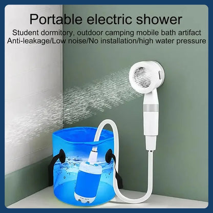 Rechargeable Electric Shower wit , Camping Wireless Shower