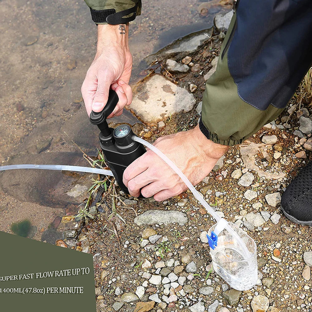Outdoor Water Filter Filtration System Portable Camping Water Purifier